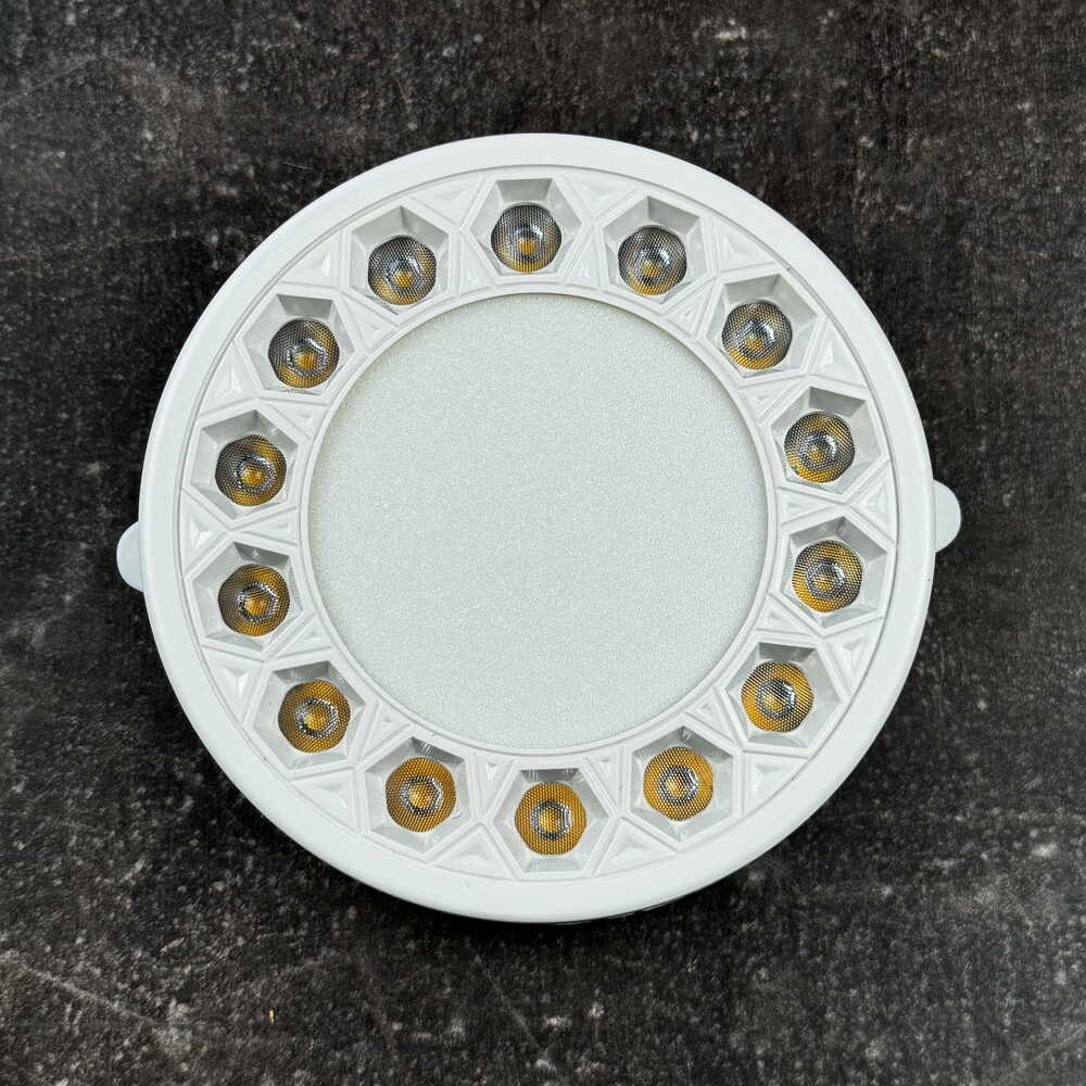 Світильник LED даунлайт Violux ADAMANT 18W 4200K круг IP20 білий ( 100160 )